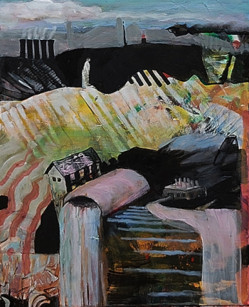 "Past Or Future?", 15x18", , acryliccanvas