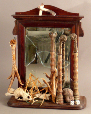 "Bubble, Bubble, Toil and Trouble", Sculpture, found-material