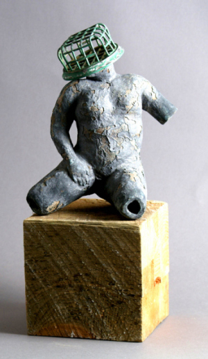 scuplture, found material