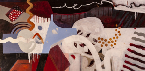 "There Are no Words", 24x48", acrylic/board