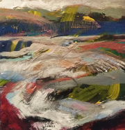 Fast Water, 12x12"