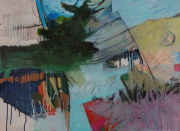 Lone Pine, Nancy Farrell, 22x30", acrylic/canvas