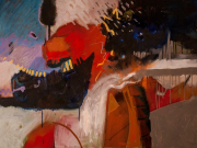 The Boat, 30x40", acrylic/canvas,  Nancy Farrell