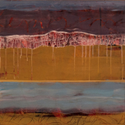 Nancy Farrell, Yukon Narrative, 24x24", acrylic/board